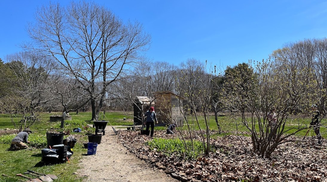 Gardening at Turkey Hill Farm